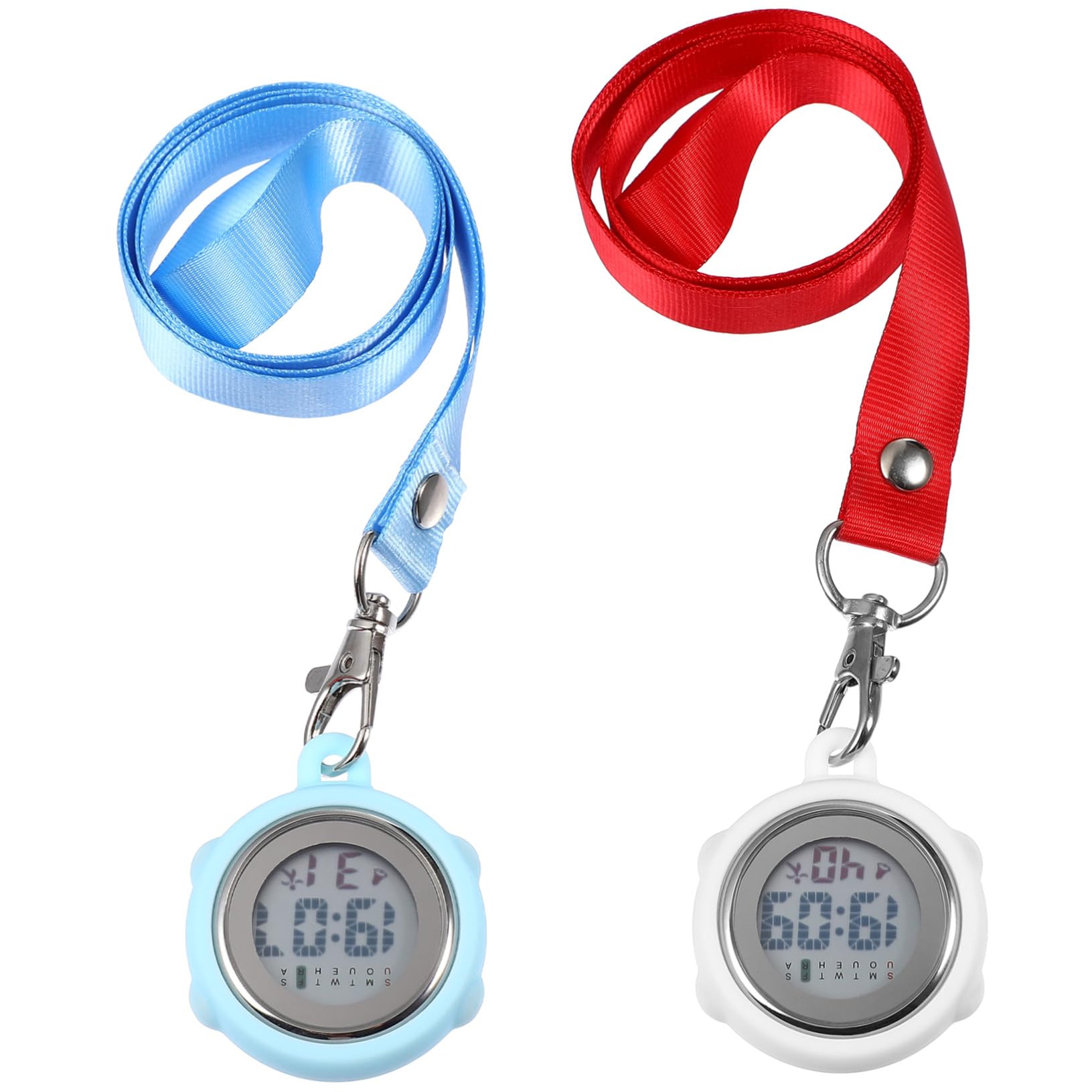 Reloj de bolsillo digital Gatuida de diseño simple elegante con pantalla grande, pack de 2 8