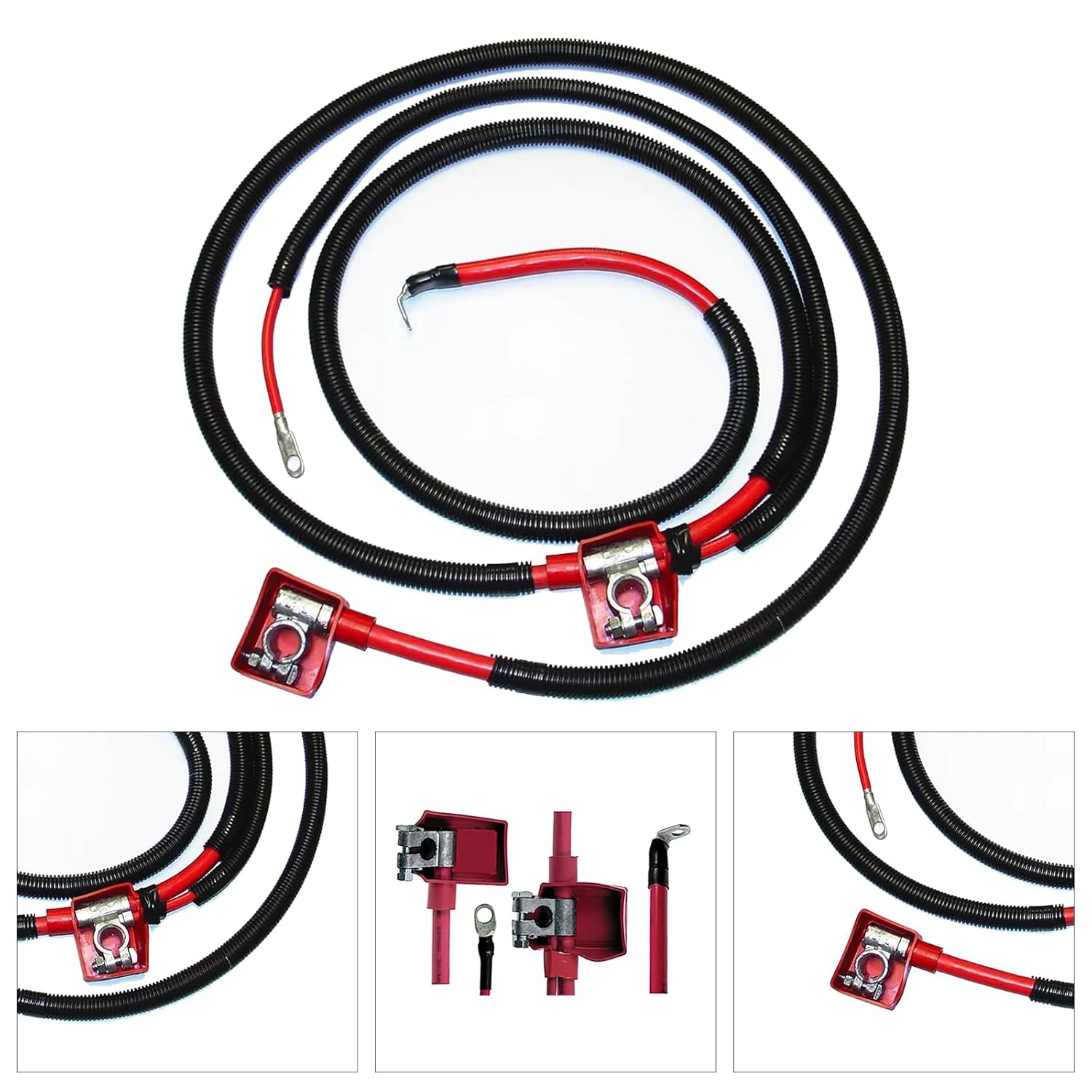 Artudatech Battery Cable Standard A123-00HP for Ford Vehicles and Includes Models Such as F-250,F-350,F-Super Duty for Ford 7.3L Powerstroke Diesel