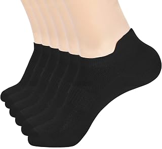 ATBITER Ankle Socks Women&Men 6-12Pairs Thin Low Cut No Show Socks With Tab