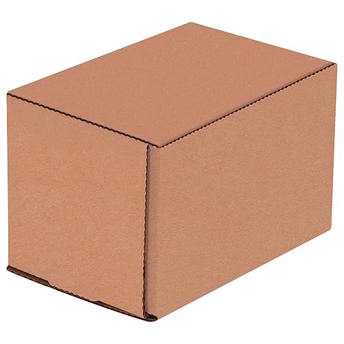 Miniatura 6 de BOX USA Cajas de envío pequeñas de 6 pulgadas de largo x 4 pulgadas de ancho x 4 pulgadas de alto, paquete de 50 cajas de cartón corrugado para