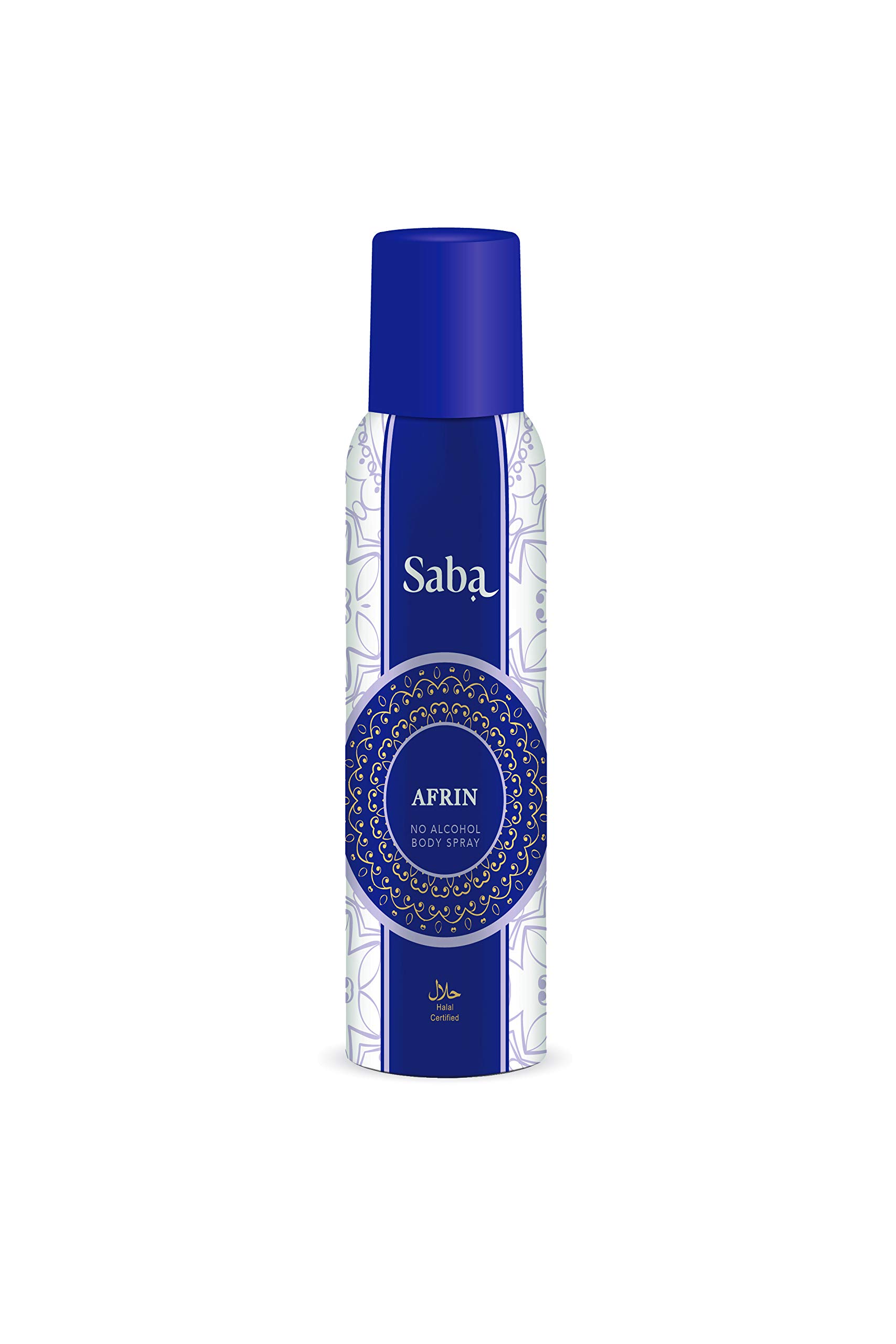 Saba Afrin Halal Non-Alcoholic Deodorant Body Spray (150 ml) Infused with Gardenica Flower and Rose Petals Fragrance, Long-Lasting Freshness Perfumed-image-17