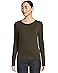 Eileen Fisher Sheer Knit Round Neck Slim Long Sleeve Tee - Main View
