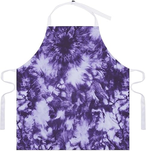 Miniatura 7 de Divertido delantal ajustable para mujeres y hombres con 2 bolsillos para cocinar, hornear, jardinería, chef dibujo