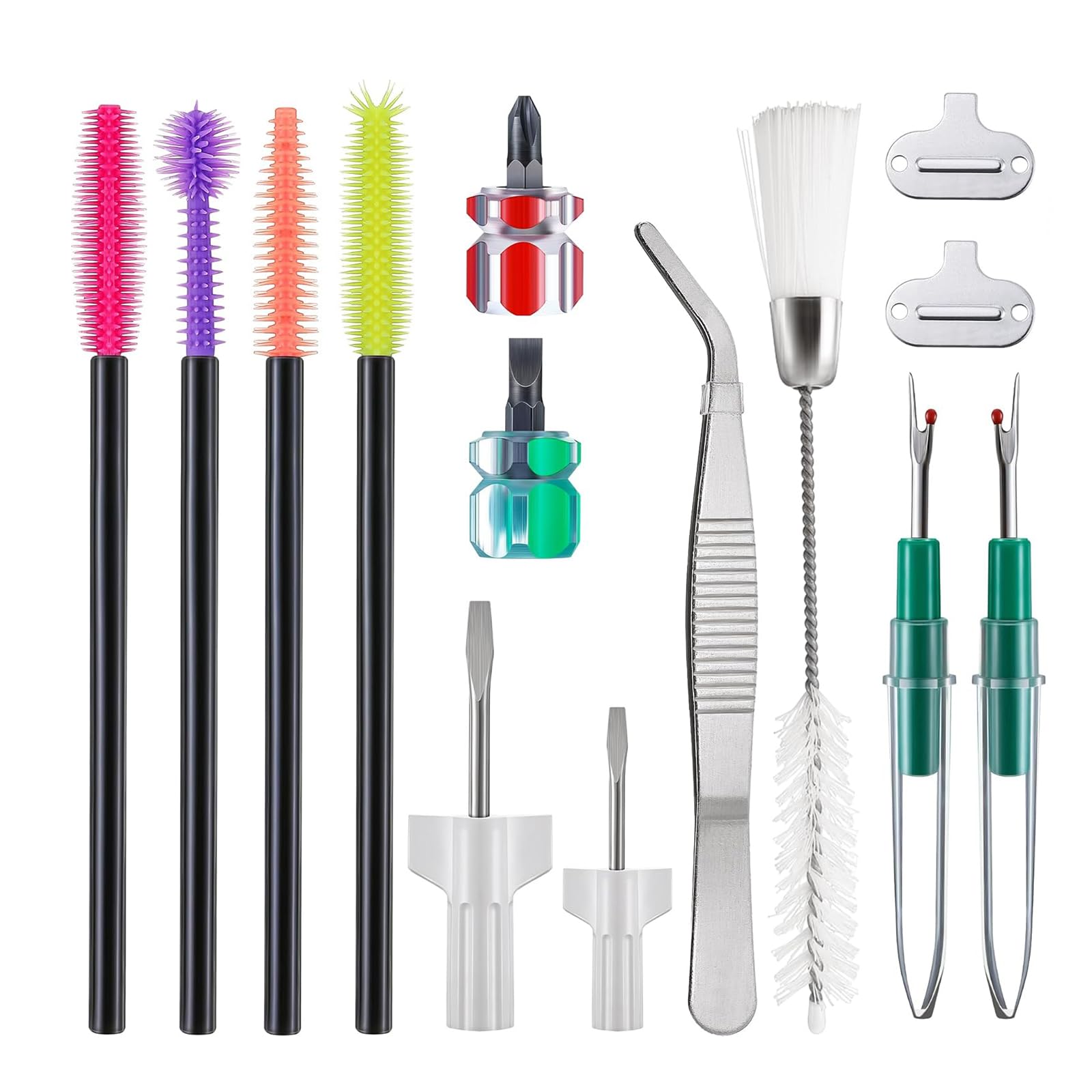 Hsioluted Sewing Machine Cleaning Kits Short Screwdriver Crosses Head Repair Small