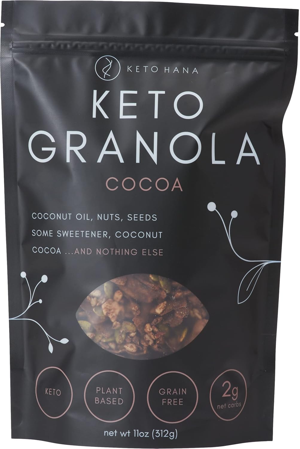 Keto Hana Cocoa Keto Granola Keto Diet Vegan Dairy