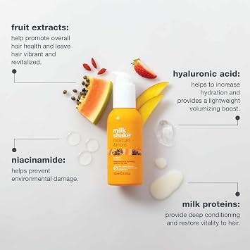 milk_shake Moisture & More Hair Serum | Moisturizing & Illuminating, 3.4 Oz