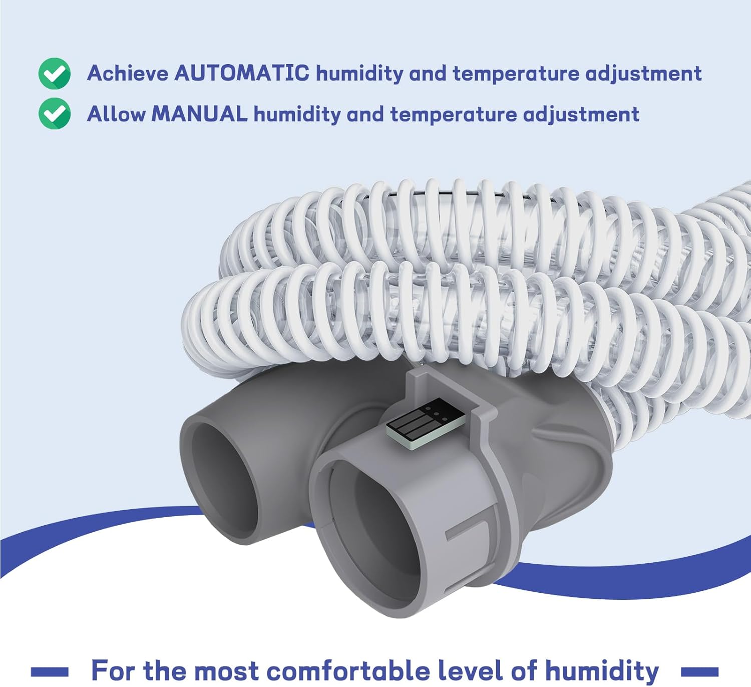 Replacement Heating Tube for Airsense 10 tubing, ClimateAir Line Hose with Rain Out Eliminated and Humidity Adjustment, Compatible with Airsense 10 & Aircurve 10 (S11 NOT COMPATIBLE)