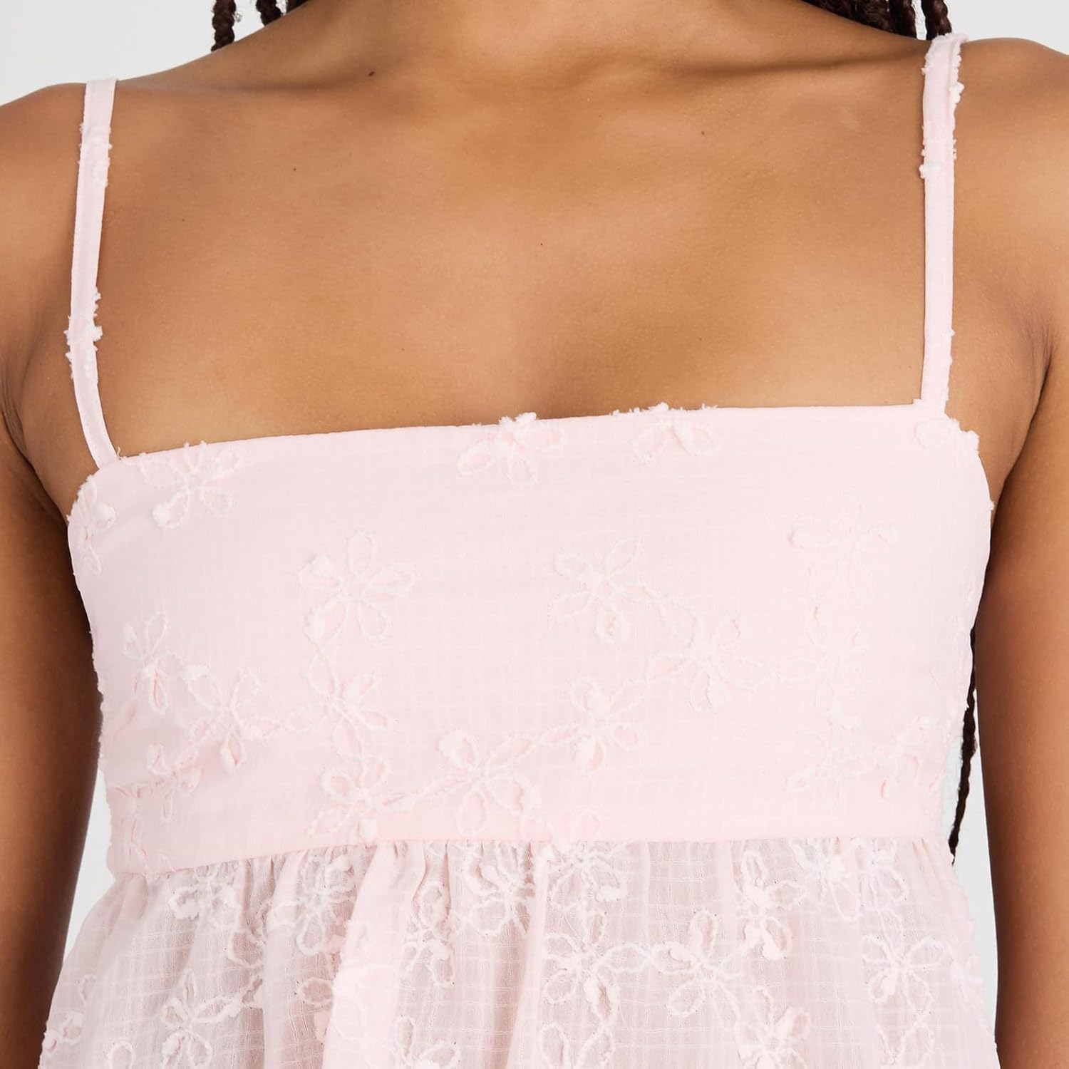 Womens Y2k Babydoll Cami Tank Ruffle Hem Sleeveless Flowy Top Teen Girl Summer Fairy Shirt Fitted Streetwear - Image 5