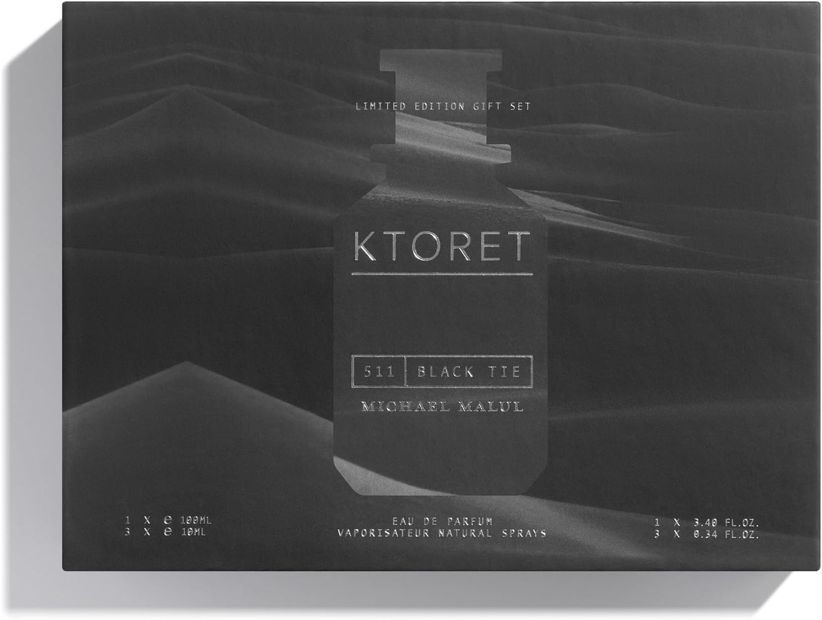 511 Black Tie Eau de Parfum Gift Set - 100ml | 10ml