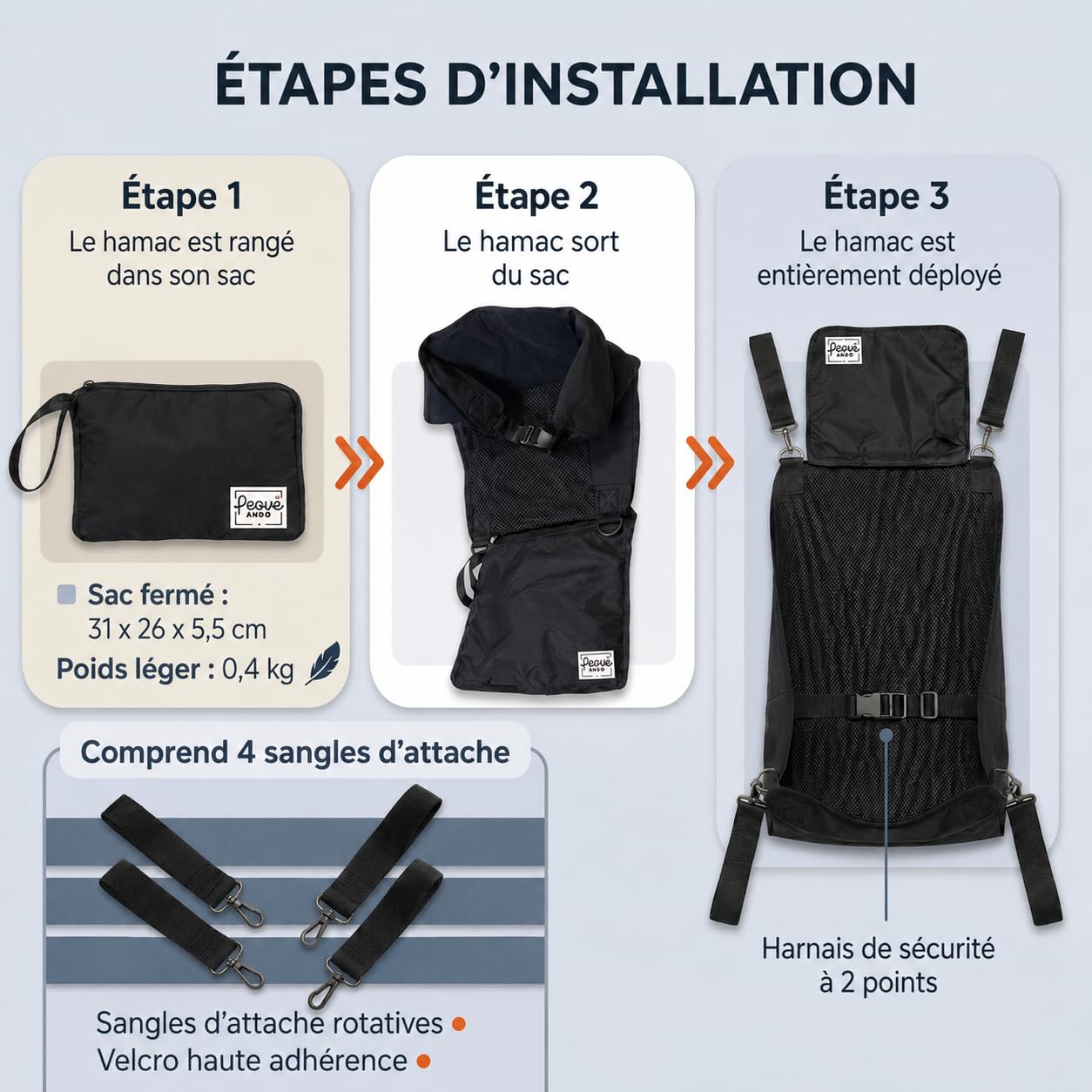 Hamac Siège Poussette – Siège Supplémentaire Deuxième Enfant 2-5 Ans Grand Frère et Sœur Compatible Toutes Poussettes Alternative Buggy Board Marchepied Poussette (Noir) | Hamac textile pour poussette Compatible toutes poussettes Siège supplémentaire enfa