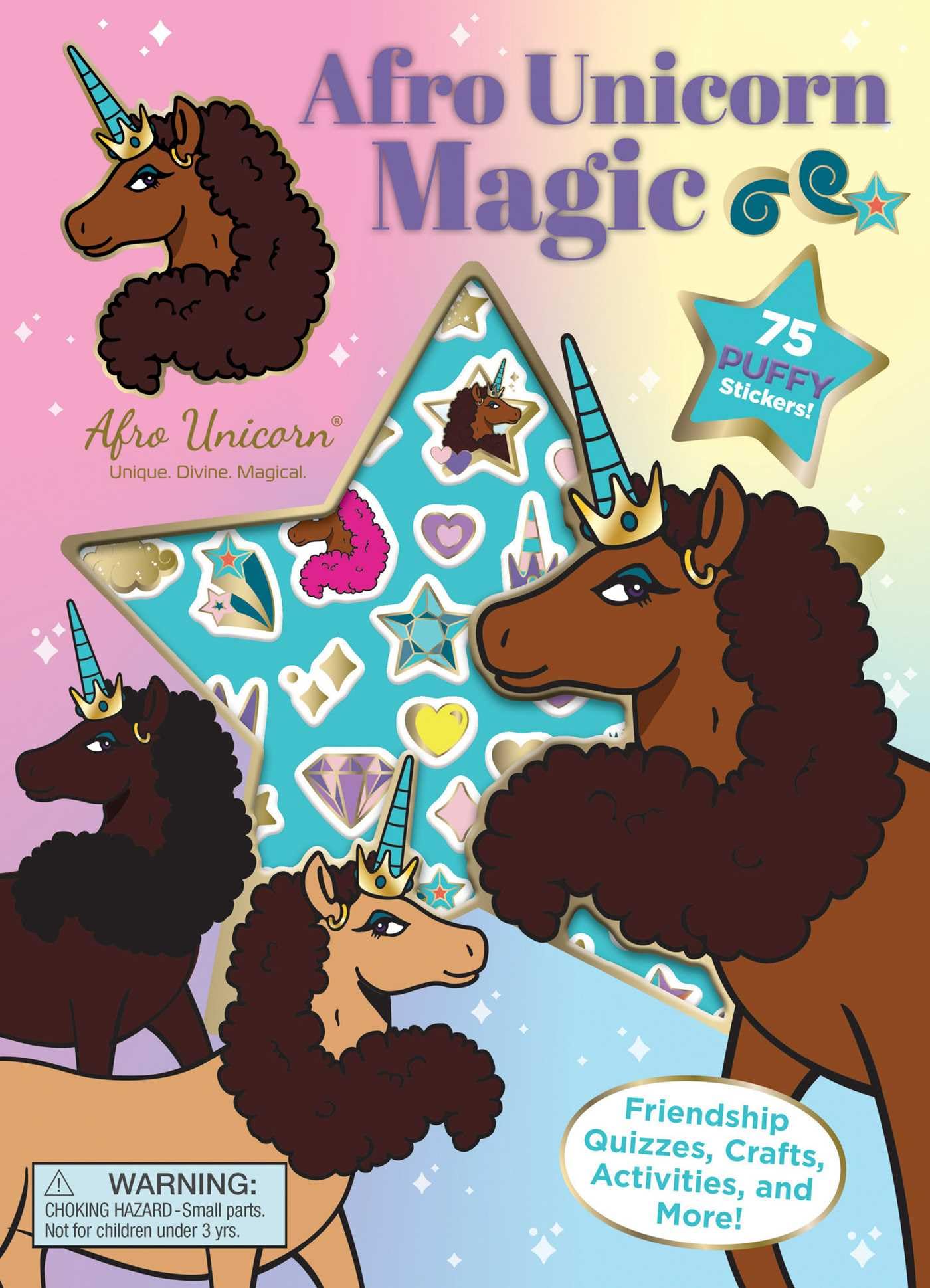 Afro Unicorn: Afro Unicorn Magic (Puffy Stickers)