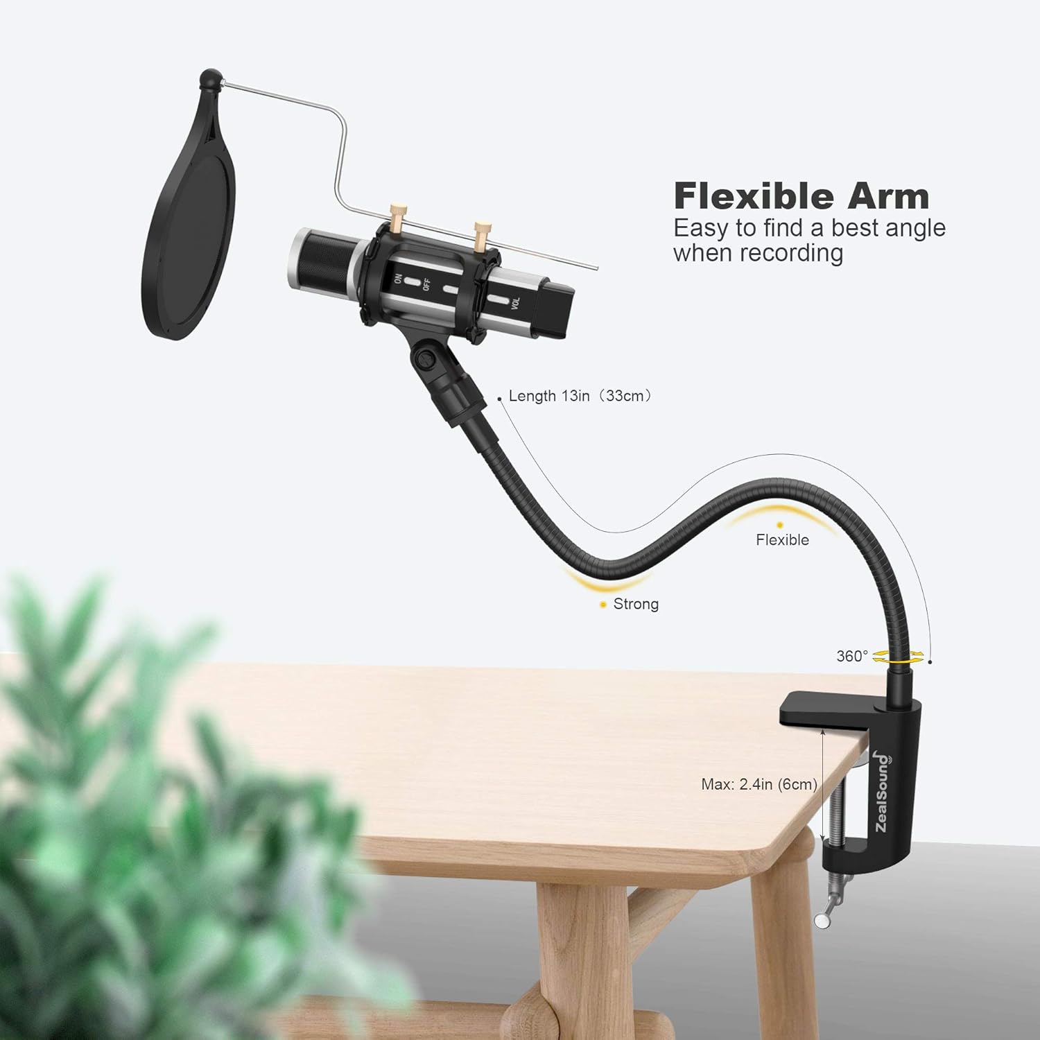 Cheapest 🛒 ZealSound Microphone Bundle, Condenser USB Microphone Kit for Phone PC Mac Laptop w/Gooseneck Arm Stand, Shock Mount, Pop Filter for Recording, Podcasts, Streaming, YouTube ASMR Silver