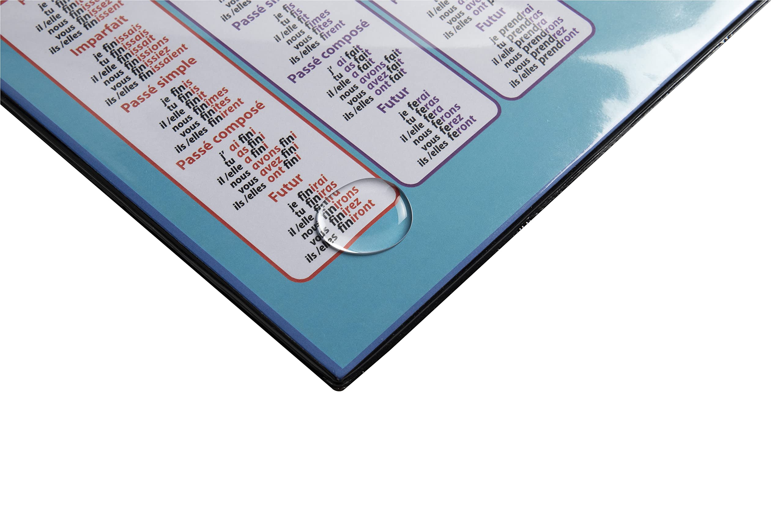 Exacompta - Ref. 29791E – Karton mit 10 Schreibtischunterlagen für Kinder aus festem Karton – Vorder- und Rückseite aus PVC für den täglichen Gebrauch – 37,5 x 57,5 cm – Motiv: Frankreich – Lieferung