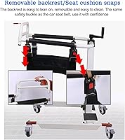 Vista 4 de Silla de transferencia de pacientes para el hogar, ayuda de elevación portátil para automóvil, asistencia de elevación para ancianos, silla