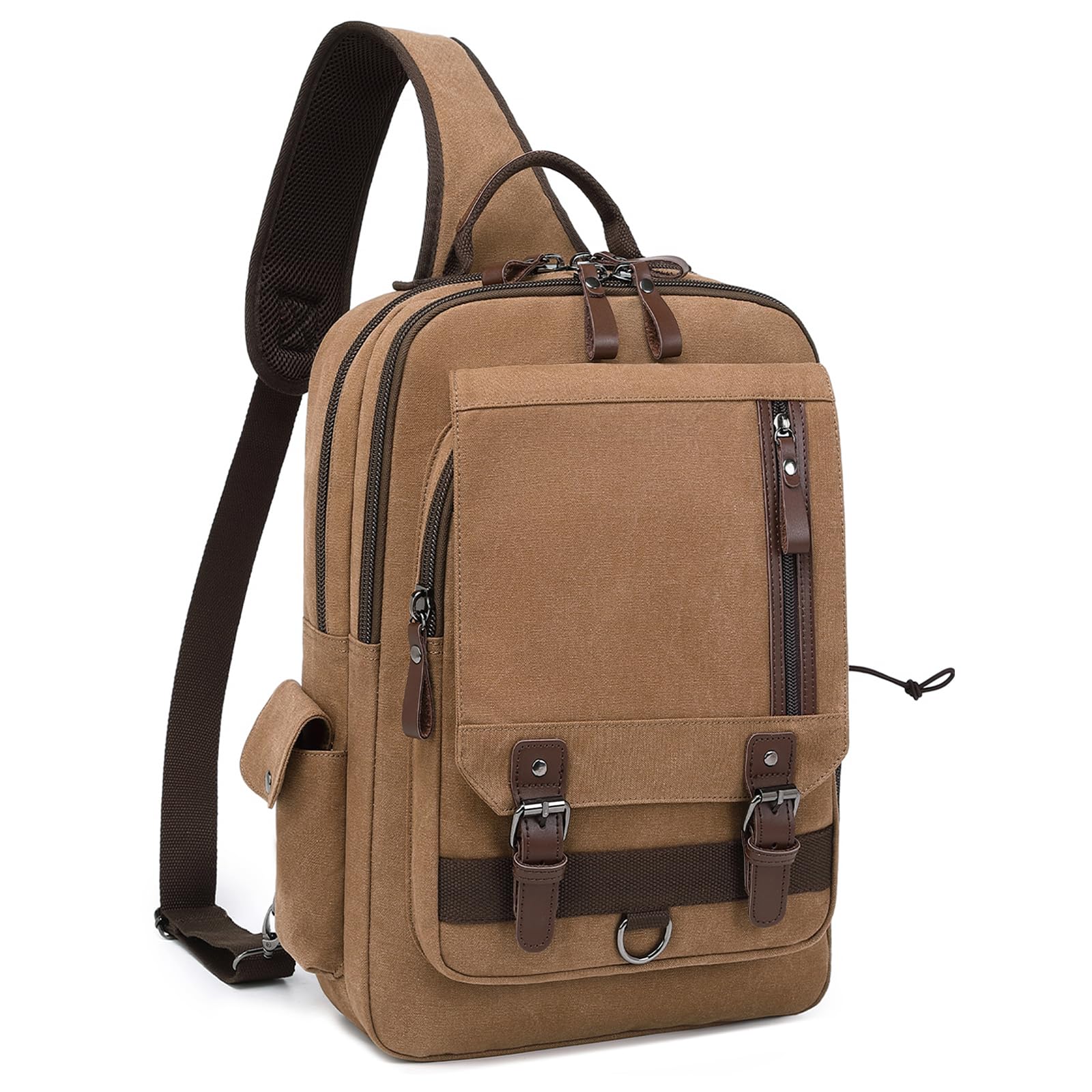 Canvas Cross Body Messenger Bag Shoulder Sling Backpack Travel Rucksack