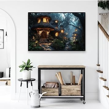 Wooden Puzzles for Adults 5000 Pieces, Landscape Jigsaw Puzzle 5000 Pieces, Castle Puzzles for Adults, Impossible Challenging Puzzle for Family/Friends, Perfect for Game Nights, Home Decor,1213