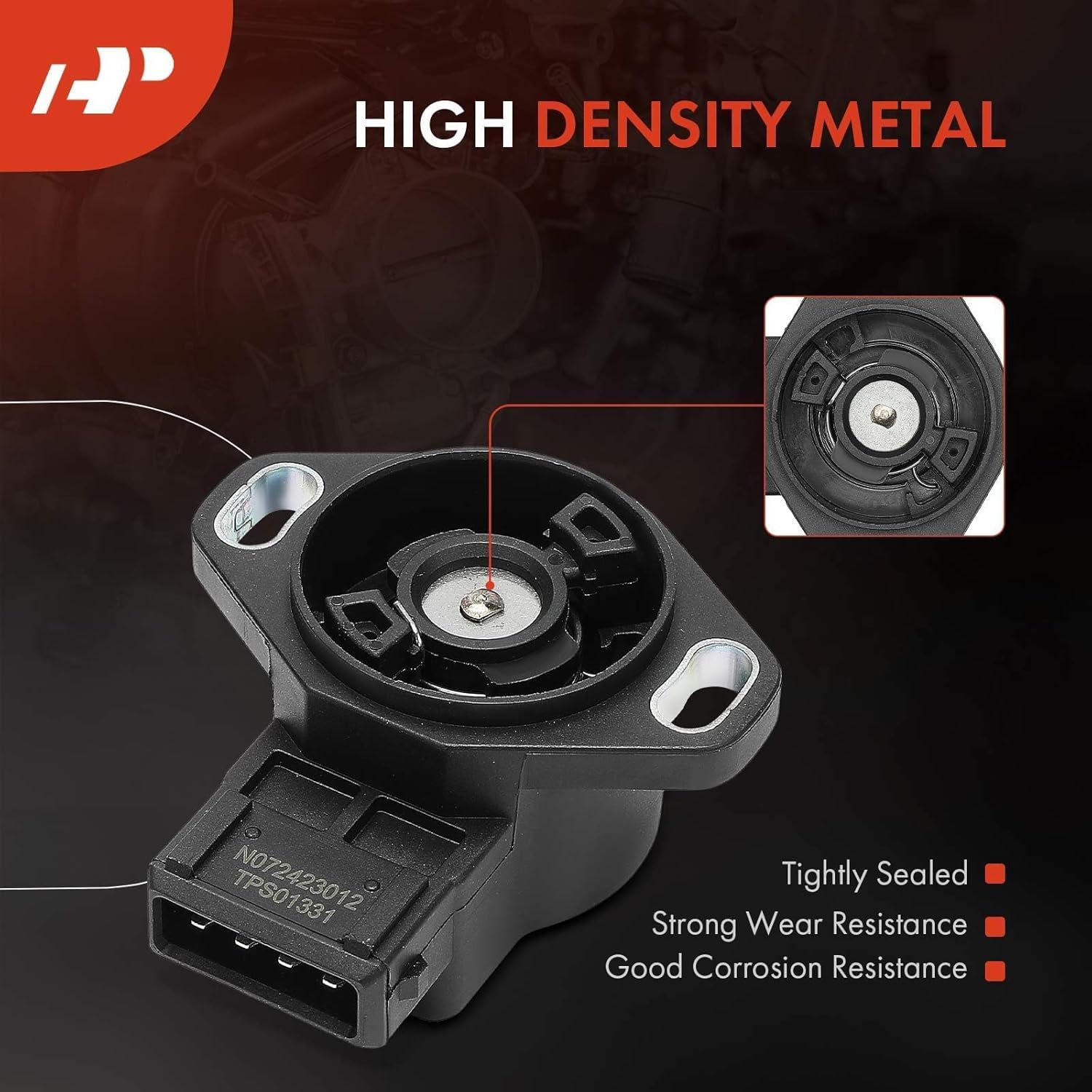 A-Premium TPS Throttle Position Sensor Compatible with Hyundai Santa Fe 2003-2006 3.5L, XG300 2001, XG350 2002-2005 & Kia Amanti 2004-2006