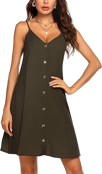 button down summer dress