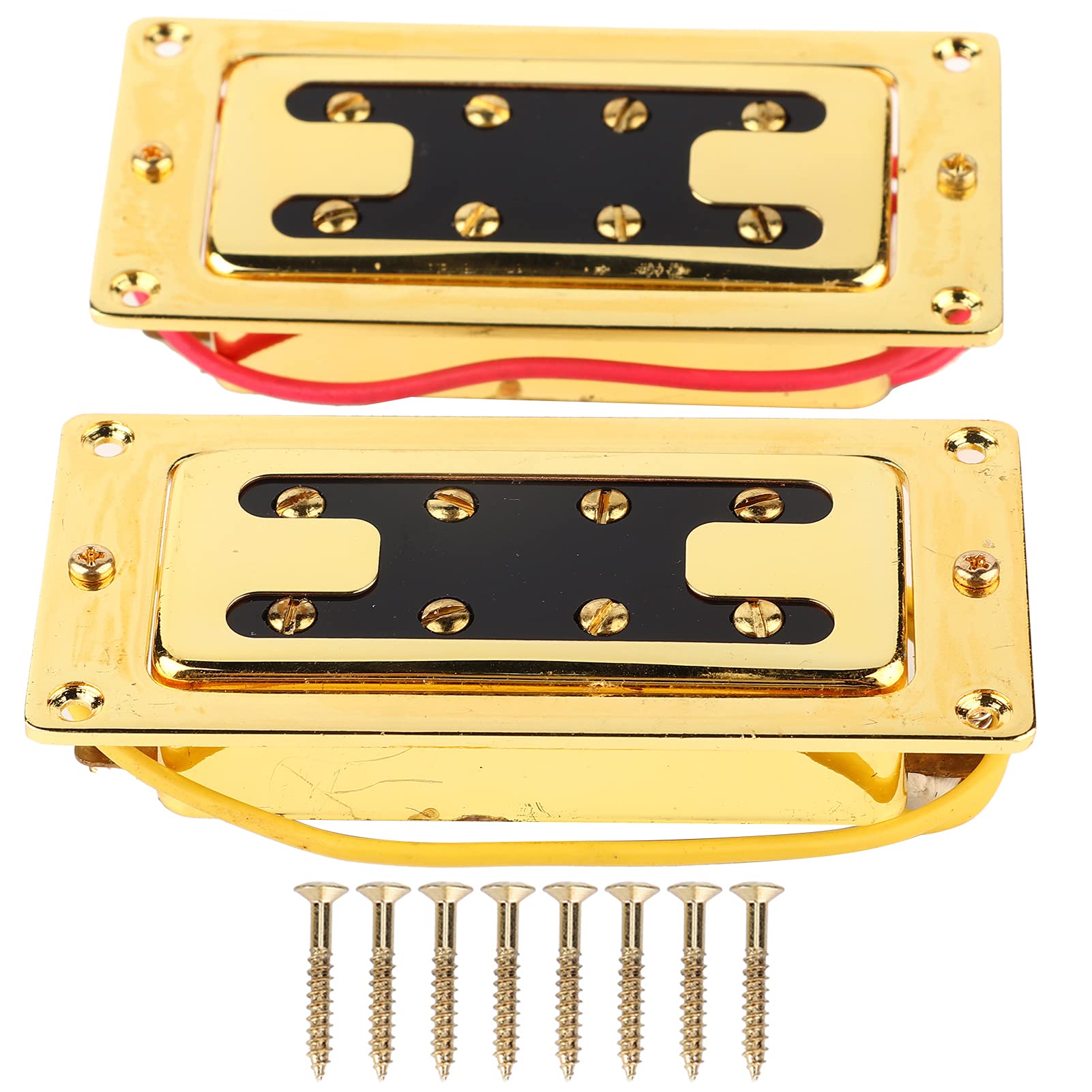 Przetwornik do gitary basowej Lekkie akcesoria do instrumentów muzycznych Srebrny opór 12K do gitary elektrycznej i basu Materiał mosiężny Zestaw 2 szt. (BBT 4-string bass 8-magnetic column pickup)