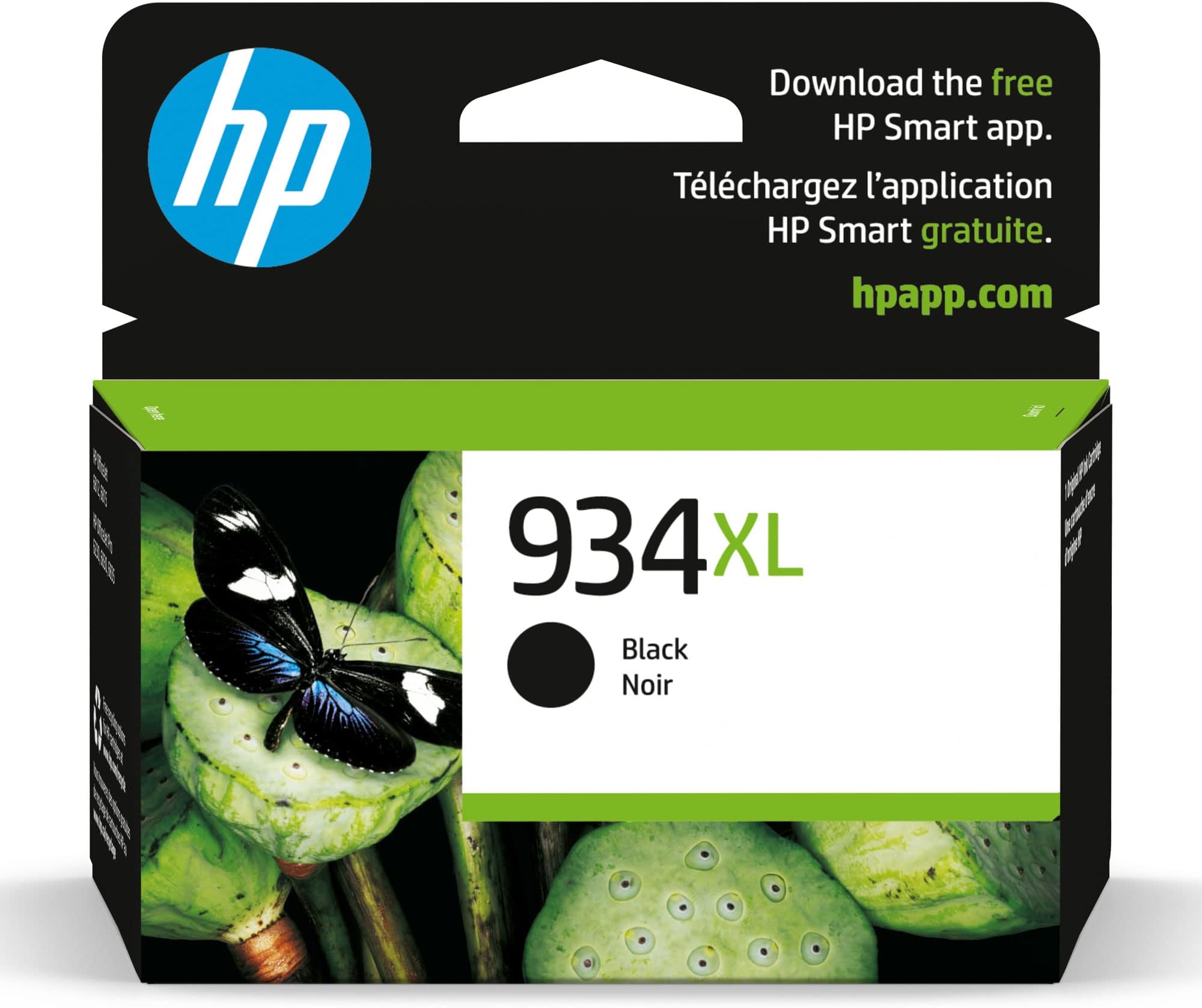 HP C2P23AE 934XL High Yield Original Ink Cartridge, Black, Single Pack
