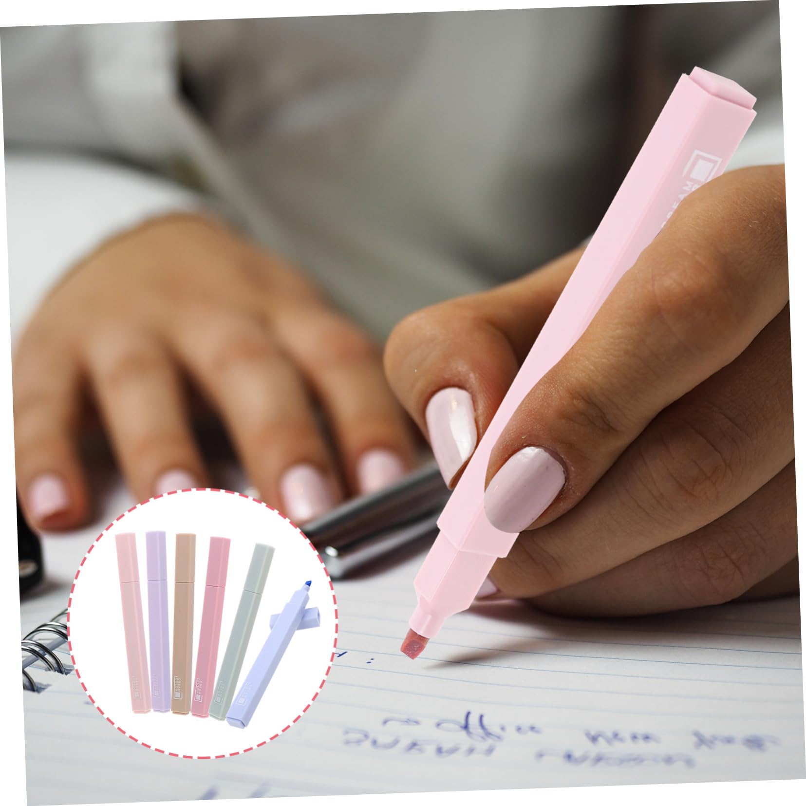 MAGICLULU 3 Set 12 Pennarelli Evidenziatori Colorati Set Di Pennarelli Per Prendere Appunti Evidenziatori Per Studenti Per Prendere Appunti 6 Pezzi*3