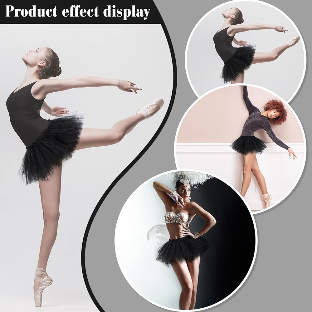Amazon.com: Zhanmai 2 Pack Tutu Skirt Women Adult Classic