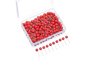 Mini Red Map Thumb Tacks for Daily Use