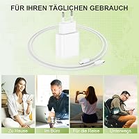 DGVERS 20W USB-C Gyorstöltő + 1m Lightning Kábel iPhone 14 13 12 11 Pro/Max/Plus Készülékekhez - Kompakt Hálózati Adapter 7