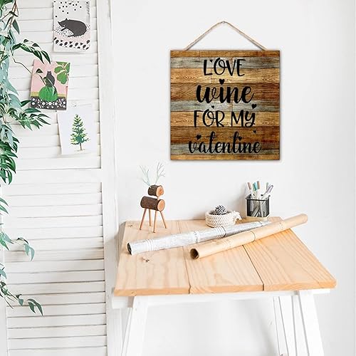 Vista 24 de Durx-litecrete ra de Campo para parejas, con tema de Aniversario con Texto en I Fucking Love You Love, arte para colgar en la pared, placa