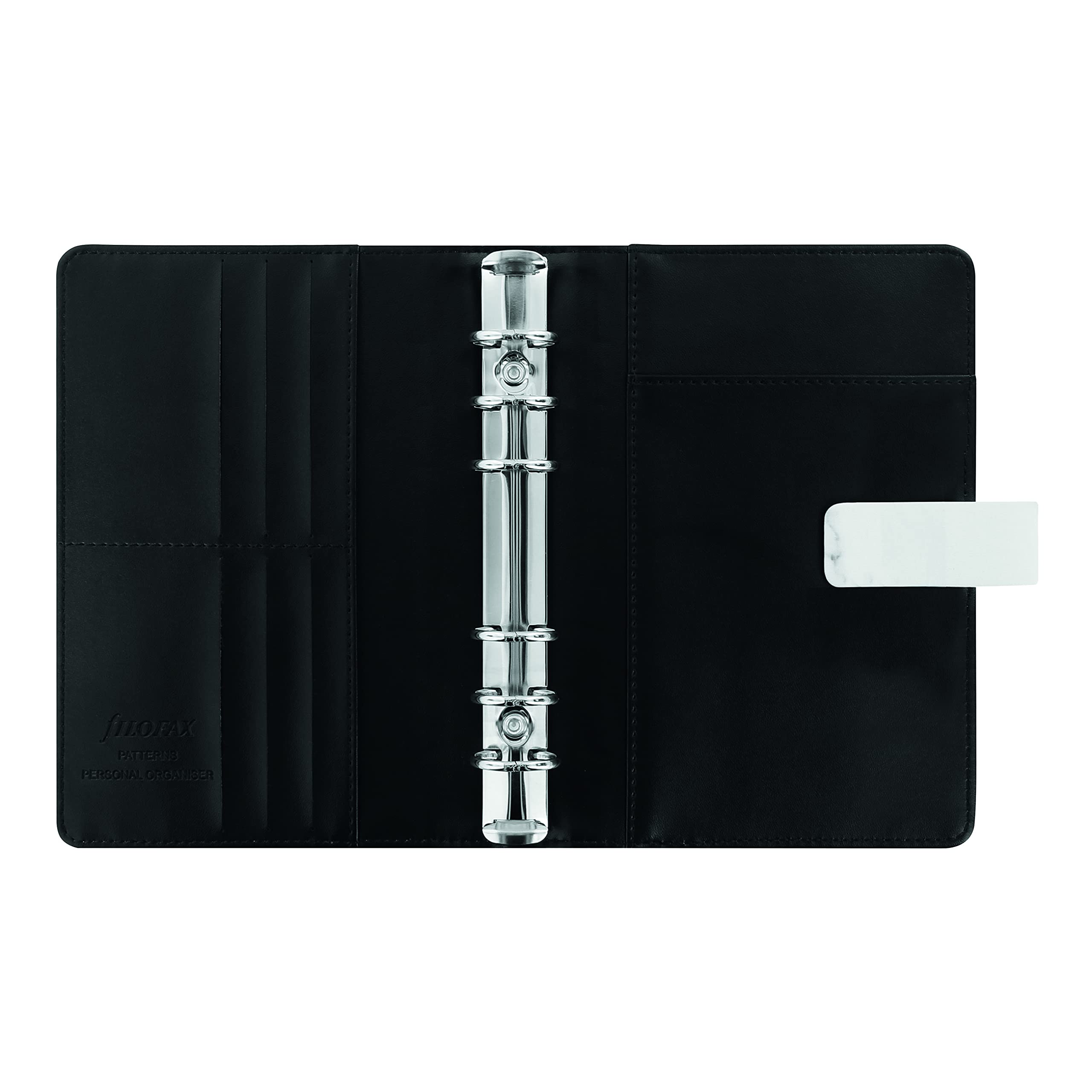 Filofax Architexture Organizer, persönliche Größe, Marmor – Marmor, Lederoptik, sechs Ringe, Wochenansicht, Kalender 2022 (C028701-22)