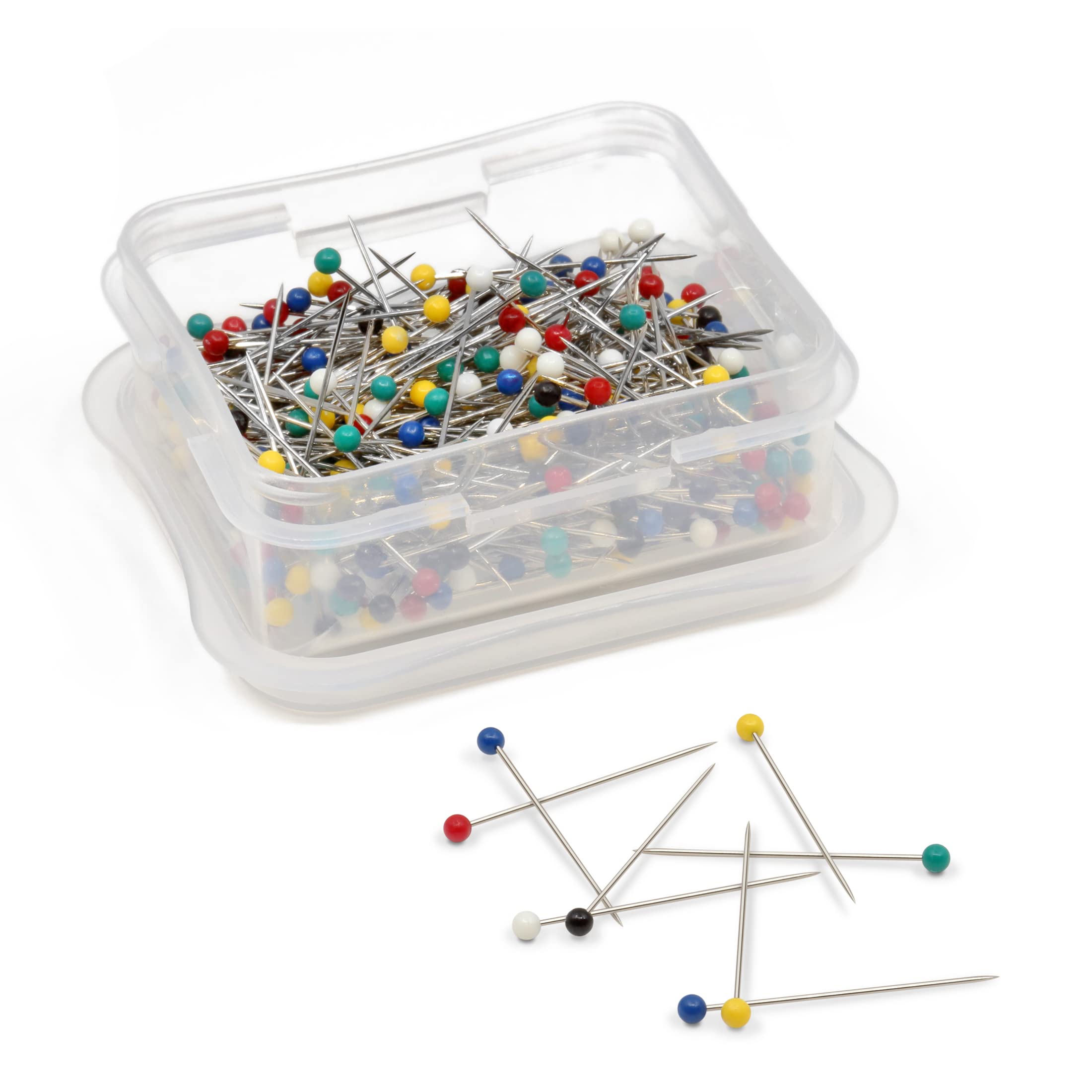 Dritz farklı renk Ball Point Pins-size 17 350/Pkg