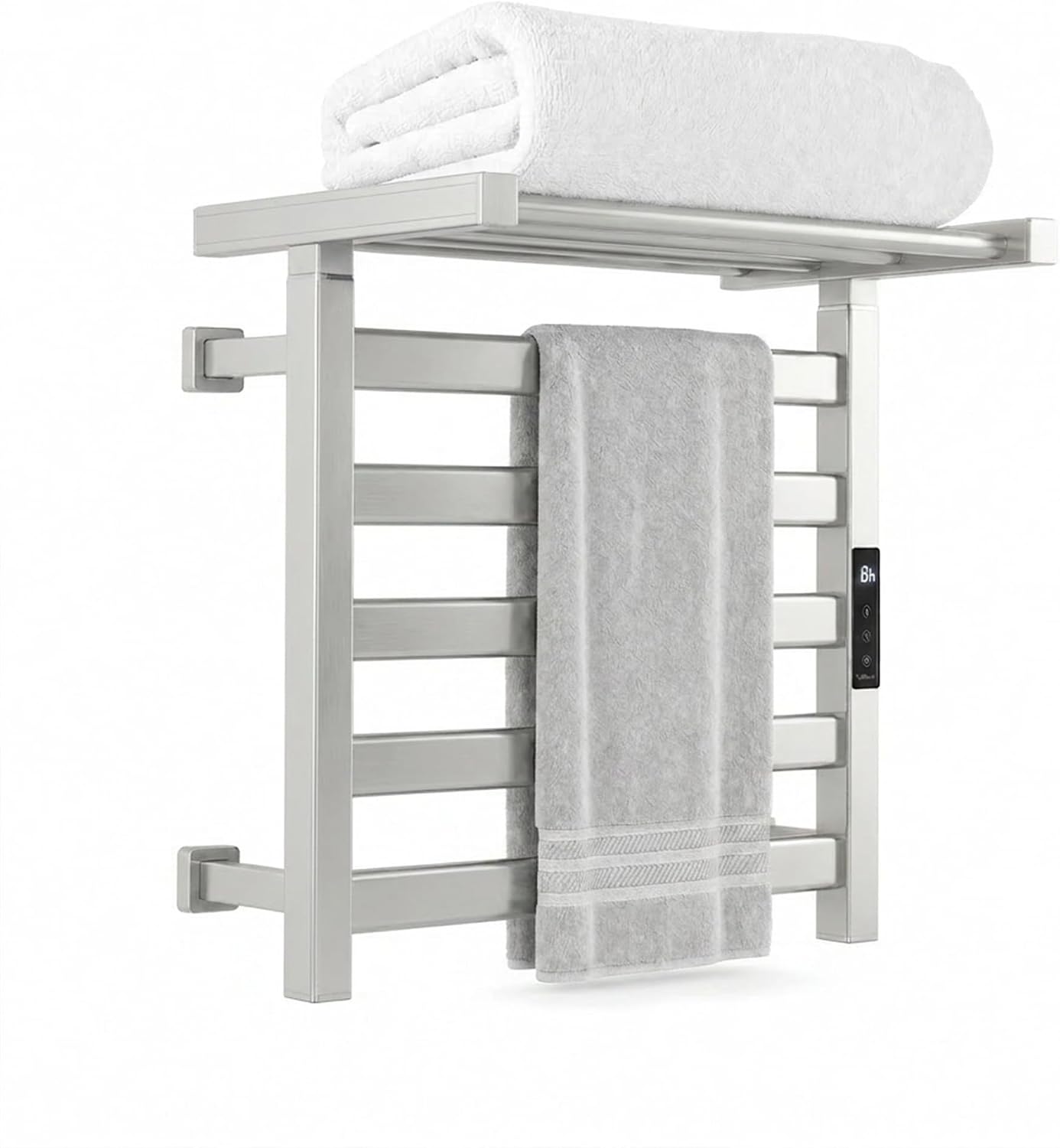 Heated Towel Rack Wall Mounted,Electric Towel Warmer for Bathroom