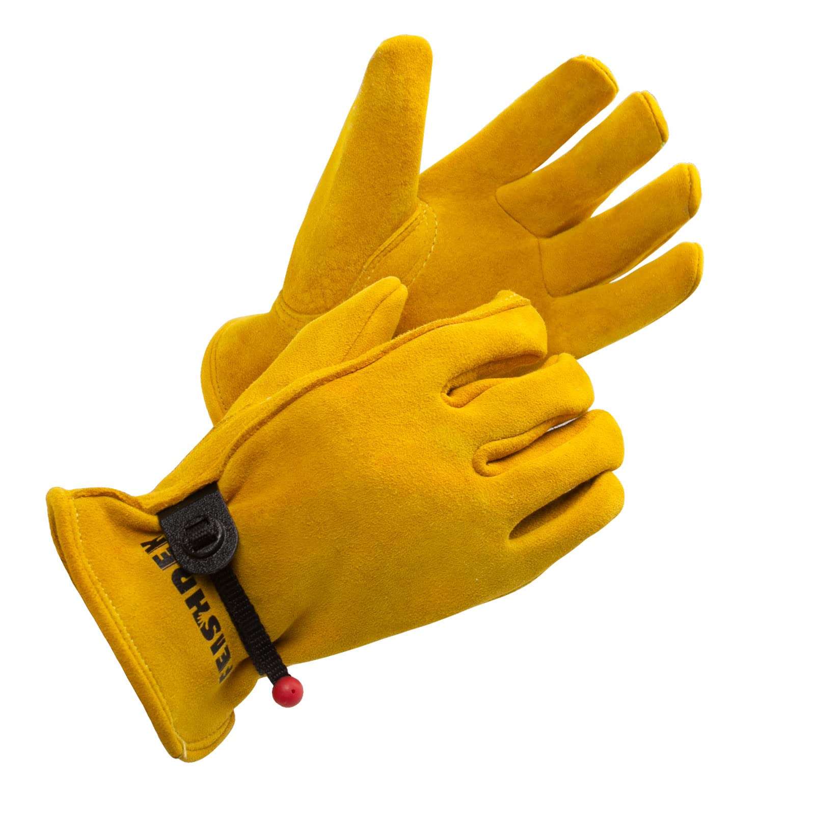 Kids Work Gloves Age 2-14, Extra Soft Deerskin Suede