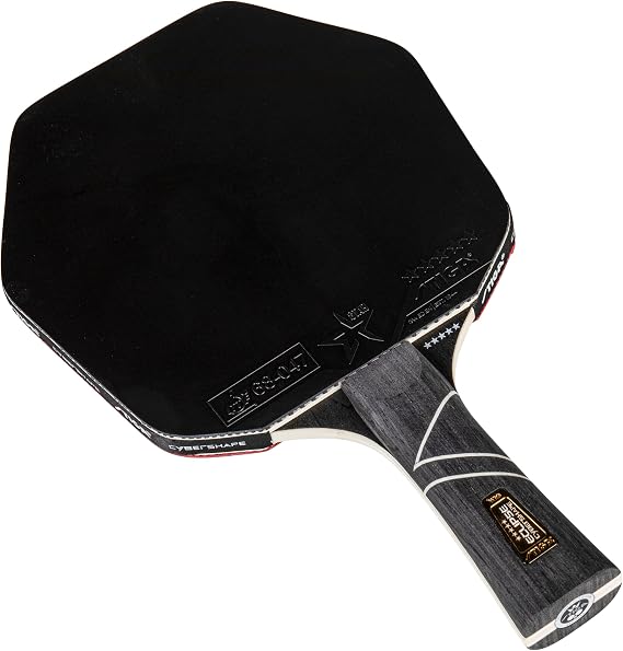 STIGA Cybershape Eclipse Ping Pong Paddle Professional Performance Table Tennis Racket - Hexagon Shape Tournament-Quality Paddle for Spin, Speed, and Control
