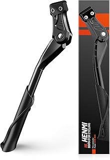 HENMI Bike Kickstand for 24-29 Inch Bicycle, 0.7 inch (18mm) 2 Holes, Non-Slip Base