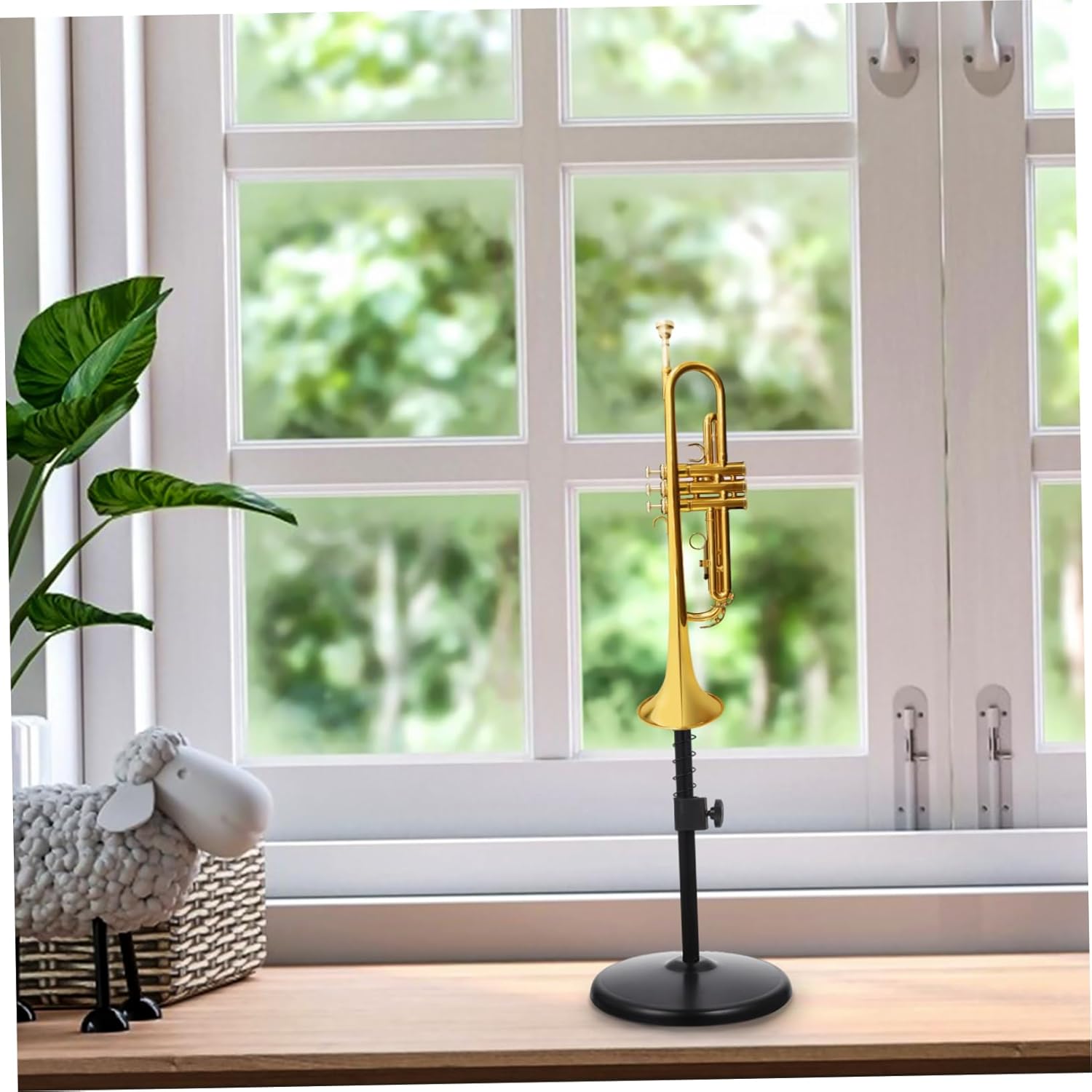 Professional Trumpet Holder Stand Iron Display Rack for Trumpet Storage and Showcasing Protection for Instruments for Beginners and Display Use