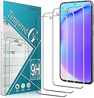 Vista 16 de Slanku Paquete de 3 protectores de pantalla para Samsung Galaxy S20 FE, vidrio templado S20 FE 5G, compatible con lector de huellas dactilares, sin