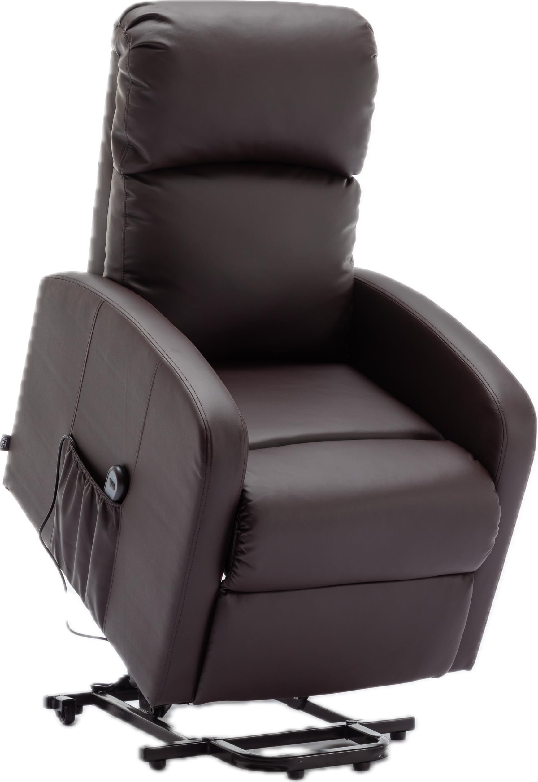 Astan Hogar Sillón Relax Con Función Auto-Ayuda (Levanta Personas), Reclinación Eléctrica, Tapizado en PU Anti-Cuarteo, Modelo Premium AH-AR30620CH