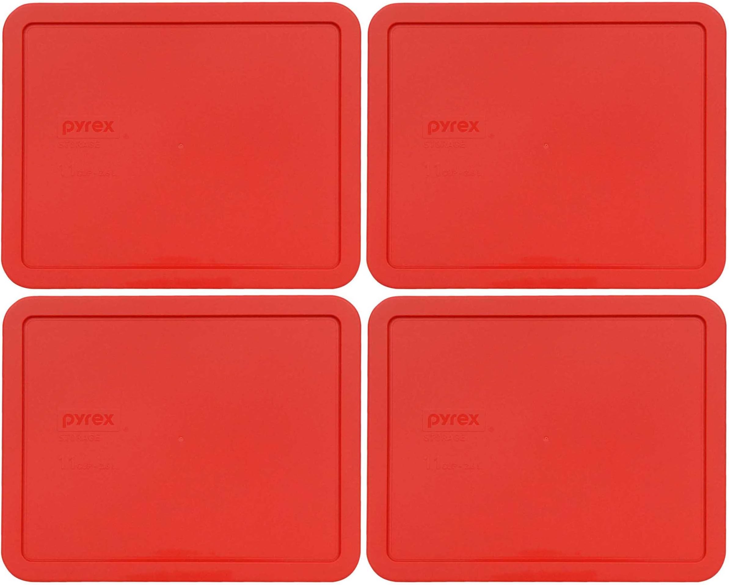 Pyrex 7212-PC 11 Cup Red Storage Lid for Glass Dish (1, Red)