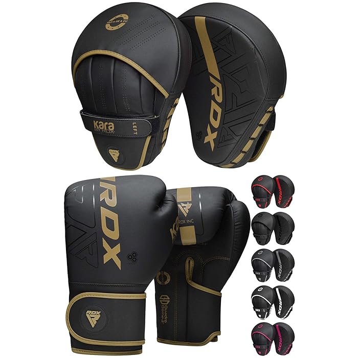 Buy RDX Kids Boxing Pads and Gloves Set, Maya Hide Leather KARA Junior