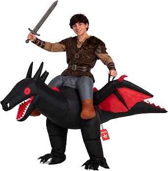 Morph Inflatable Ride-On Dragon Halloween Costume for Adults