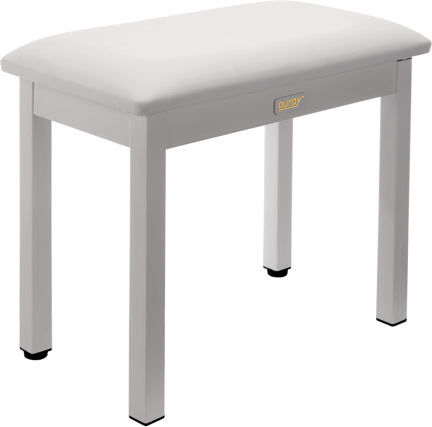 AURAY PBM-FW Metal Frame Piano Bench (White)