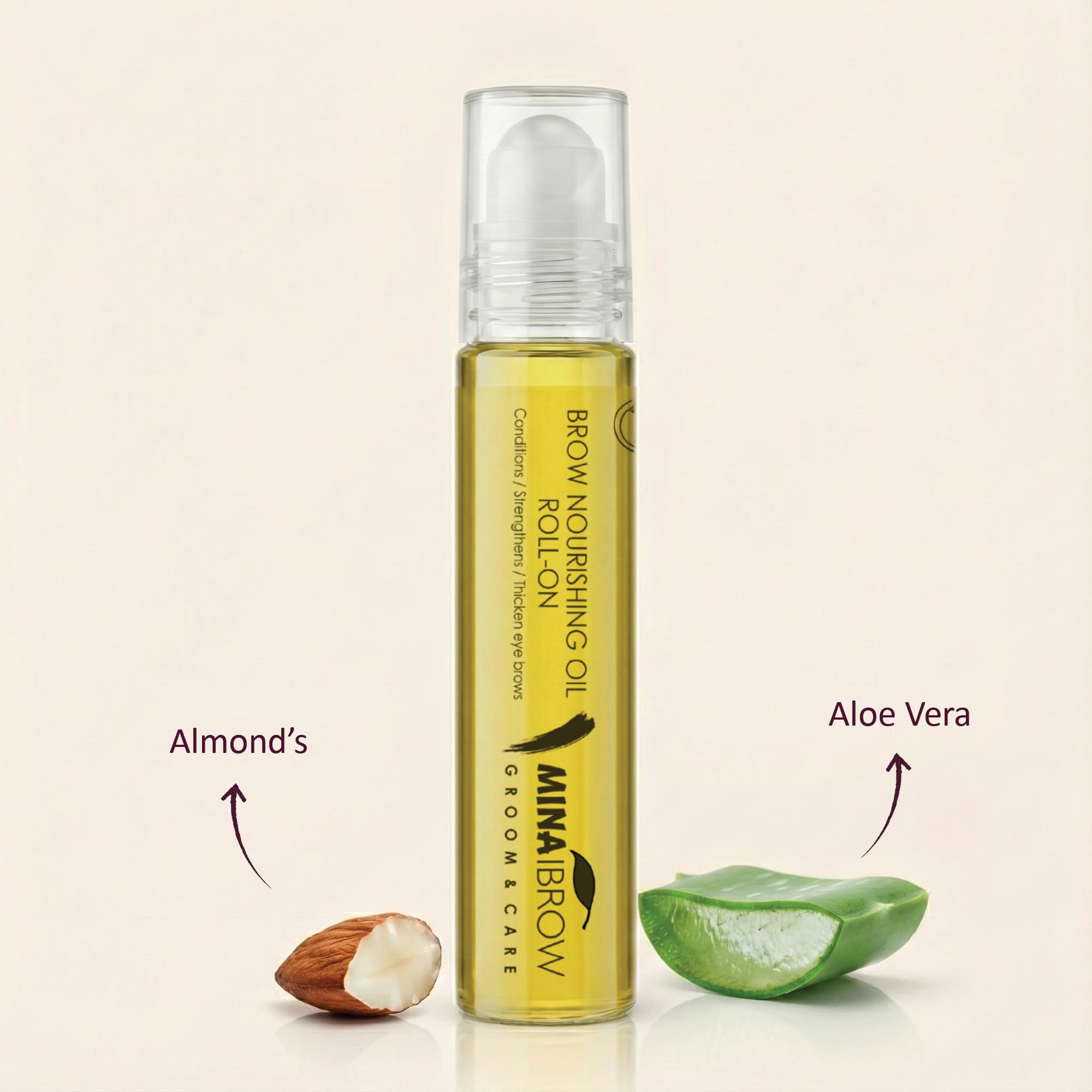 MINA iBrow Nourishing oil Stimulate Growth For Eyebrow, Eye Lashes, Hair, Skin Moisturizer(10 Ml) 1