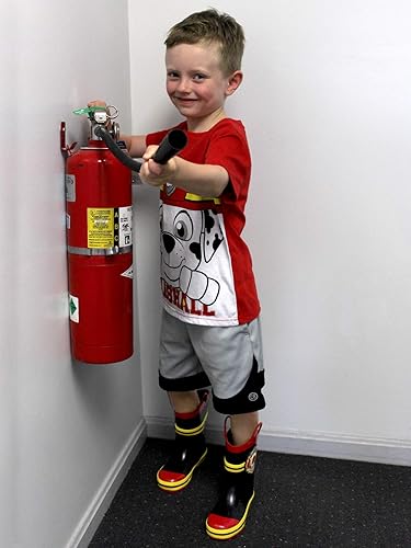 Miniatura 3 de Bombero Bombero Niños Niñas Estilo Traje Botas de lluvia (Niño pequeñoNiño)