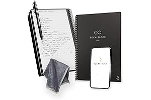 Rocketbook Core Reusable Spiral Notebook, Executive
