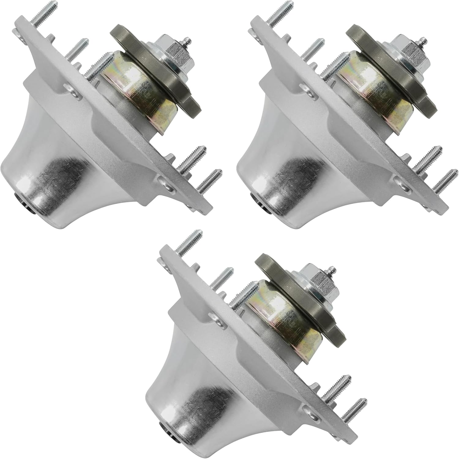 Caltric 3 Spindle Assembly with Bolt Compatible with John Deere Z945M Z950M Z950R Z955M Z955R Z960M Z960R