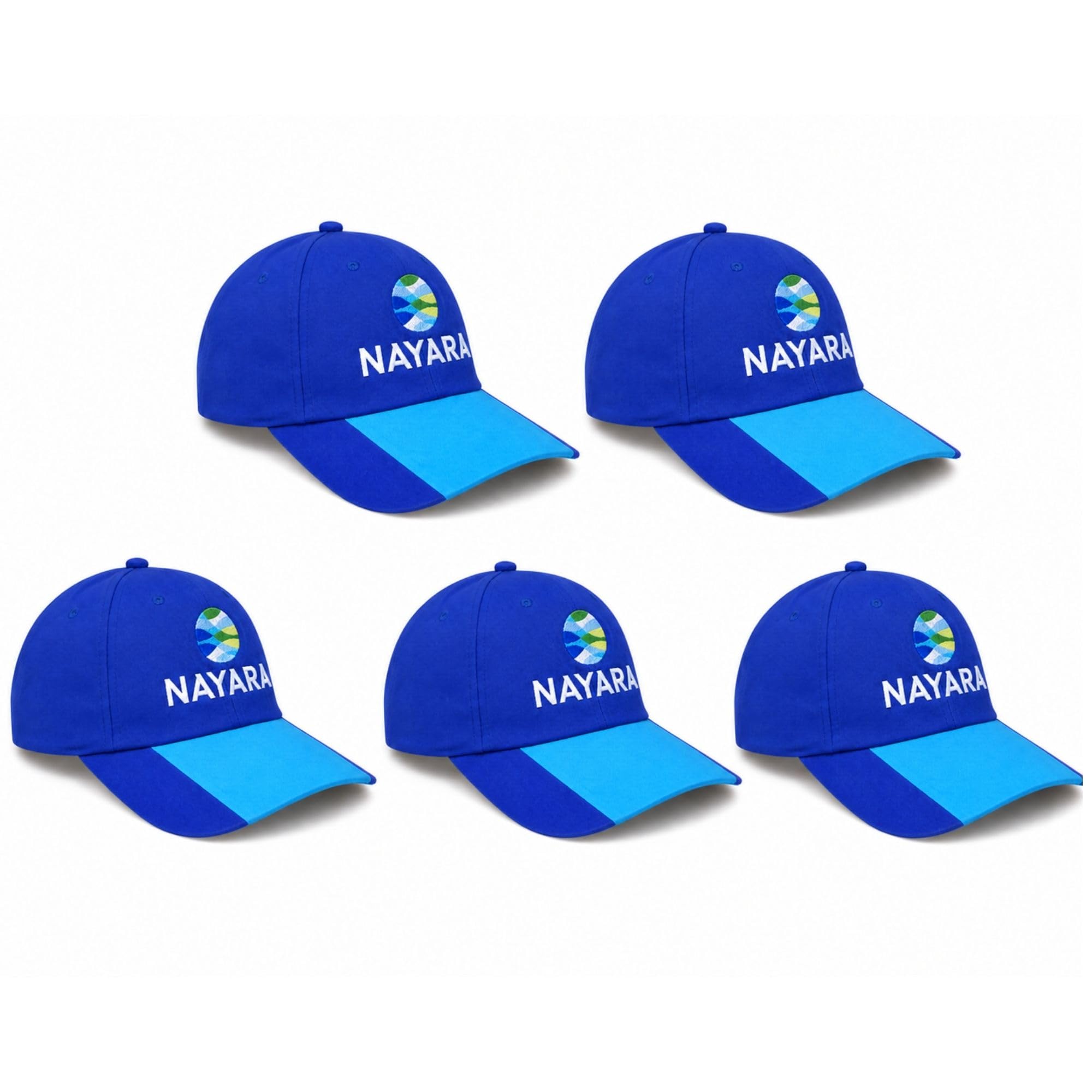 Pragati Textile Men's Cap for Nayara Energy Petrol Pump, Lightweight & Comfortable, Blue (Pack of 5)-picture-11
