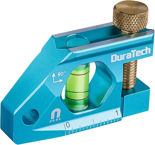 Miniatura 10 de DURATECH Juego de herramientas de nivel de 3 piezas, nivel de torpedo magnético incluido 2.5", 6.25", 8" nivelador con burbujas de 0°/30°/45°/90°,