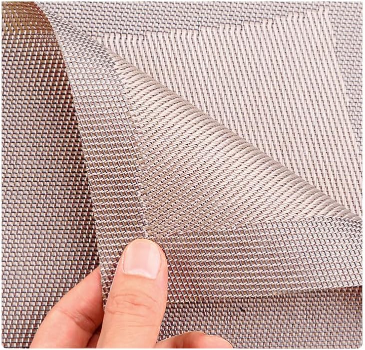 Miniatura 4 de Juego de 6 manteles individuales de cuña para mesa redonda de vinilo tejido de vinilo antideslizante de plástico (champán)