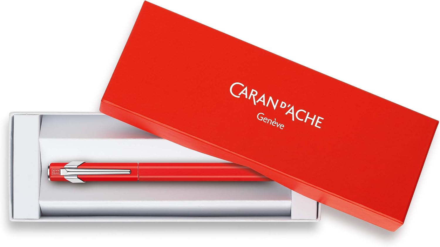 Caran d'Ache Metal Fountain Pen 849 Red Matt Nib EF